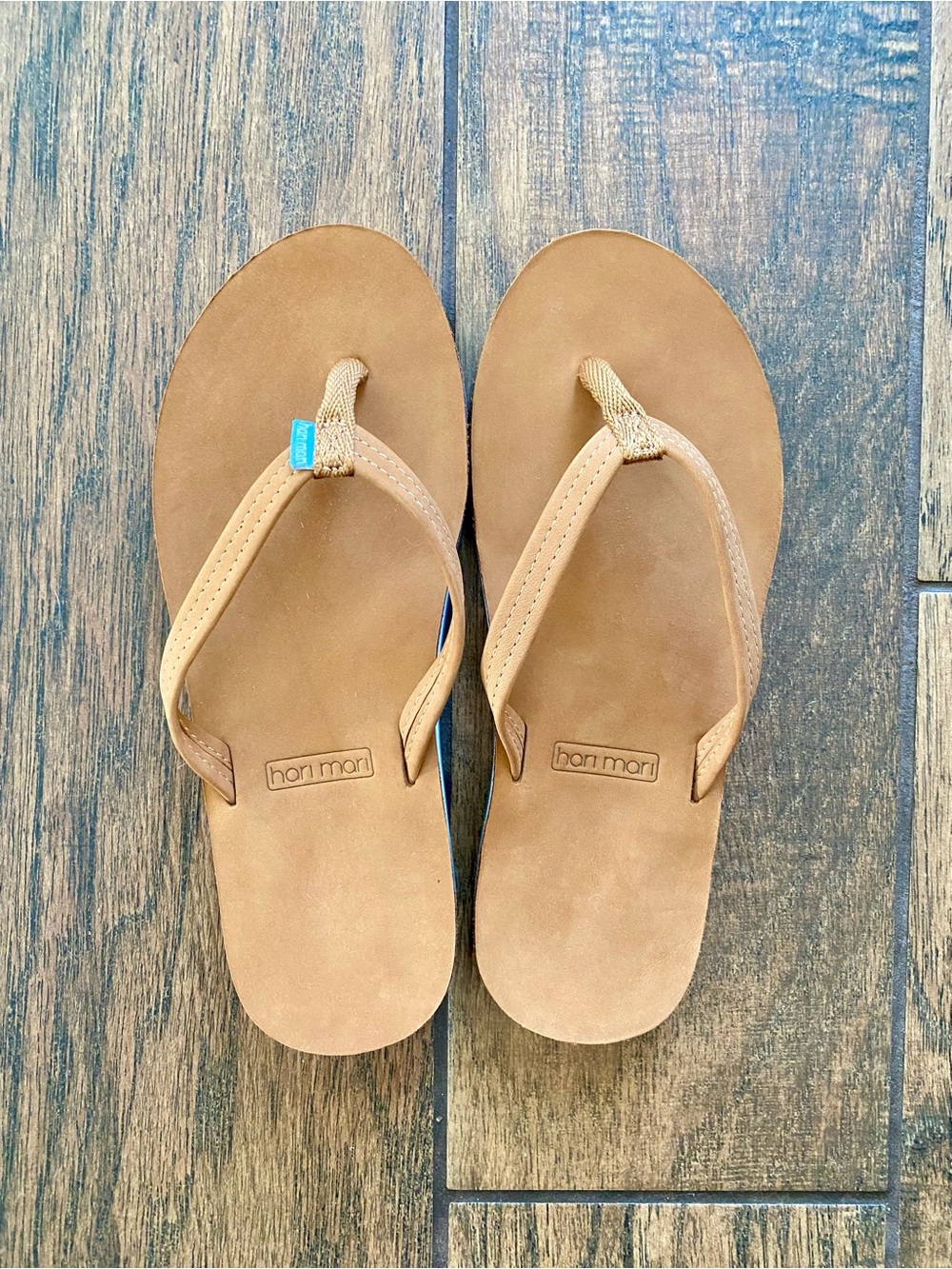 Hari Mari Fields Tan Flip Flop Sandals